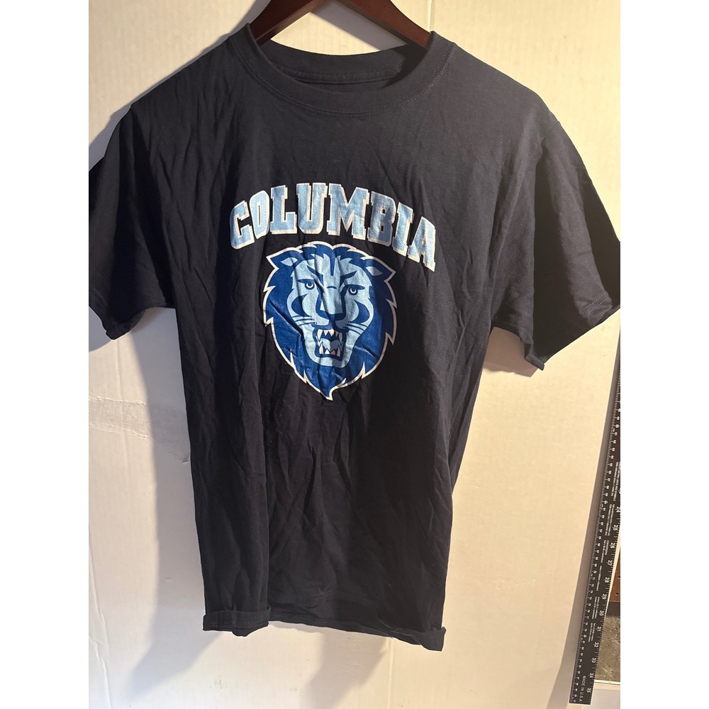 Champion Columbia University Lions T-Shirt Mens Small Navy Blue Ivy League Tee